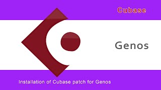 Installation procedure of Cubase patch for Genos