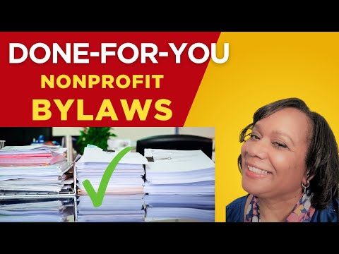 My Editable Nonprofit Bylaws Template + FREE "Top 5 Grant Writing Tips" — IRS-Ready for 501(c)(3) ✅