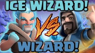 Ice Wizard Vs Wizard - Clash of Clans Battle! New CoC Troop Attacks