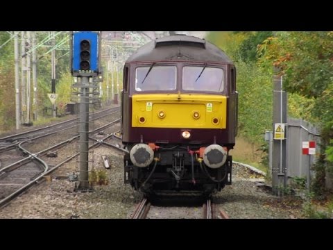 47786 WEST COAST on 6Z50 Guide Bridge Yard - Rugeley at Cheadle Hulme 30/10/2015