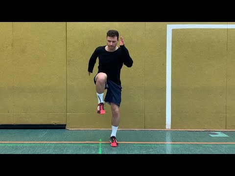 Kondition: 3-Schritt Sprint auf der Stelle (65)