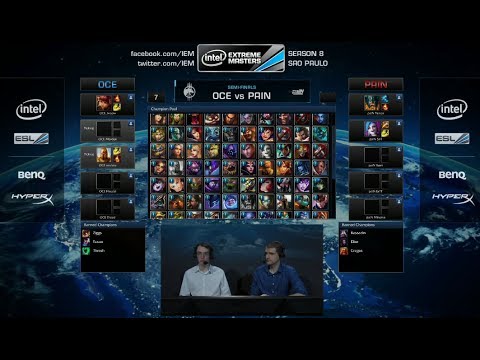 oceloteWorld vs paIN Gaming Game 1 | Semi Finals IEM Sao Paulo LOL 2014 | OCE vs PNG G1