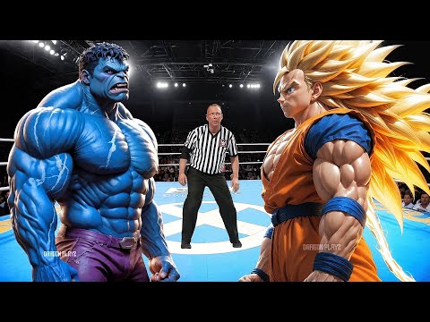 BLUE HULK VS GOKU - EPIC BATTLE