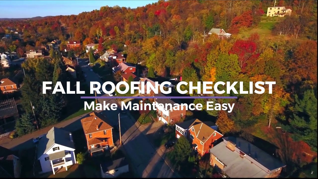 Fall Roofing Checklist