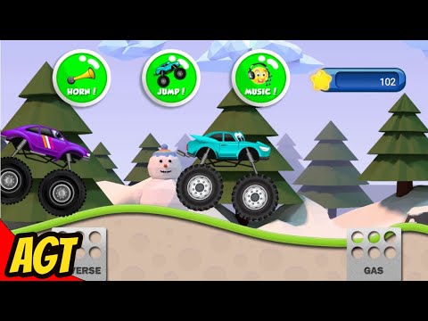Monster Trucks Game for Kids 2 - Truck Racing Kids Game - YouTube