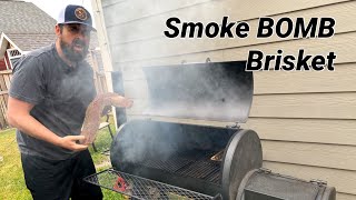 Smoked BOMB Brisket - Bad Smoke Experiment