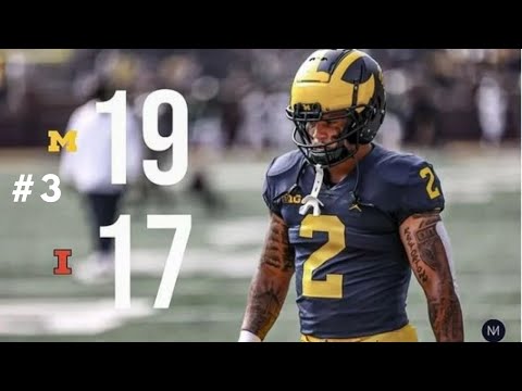 #3 Michigan vs Illinois | 2022 College Football Highlights | Big Ten Football