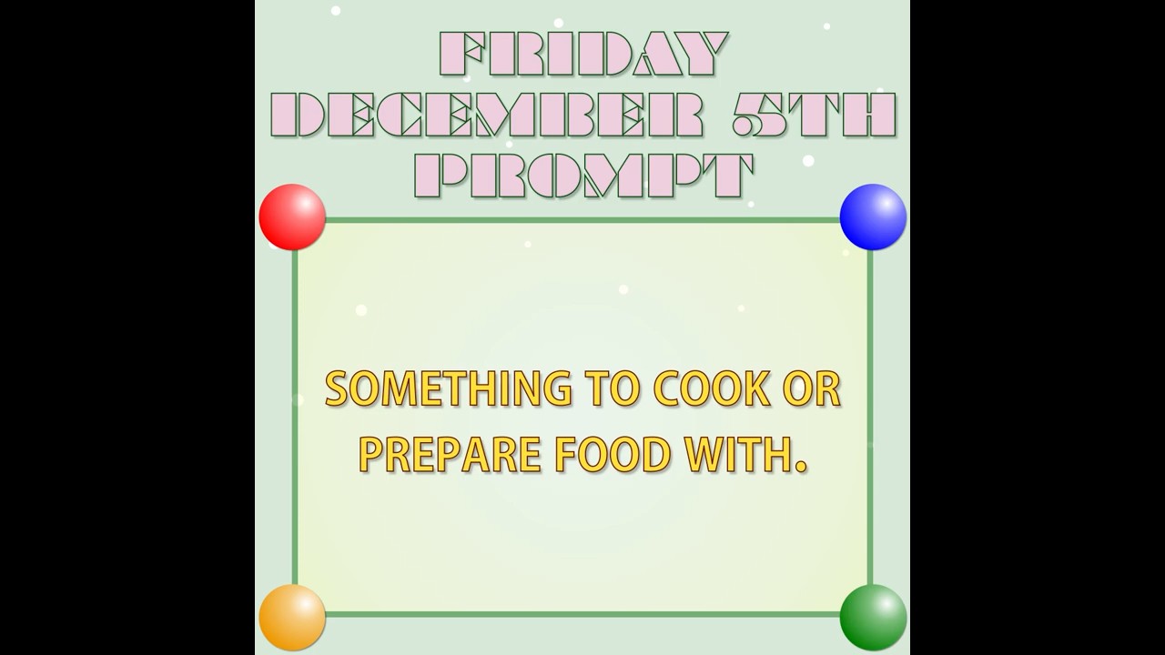 Lexember 2025: A Month of Prompts with David (December 5th)