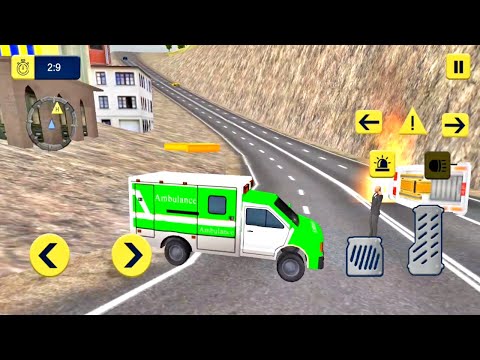 City Green Ambulance Driving Emergency Rescue Simulator 2020: - Android Gameplay 3d