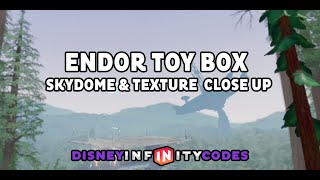 Endor Toy Box Skydome & Texture Close Up - Star Wars - Disney Infinity 3.0