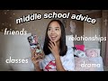 MIDDLE SCHOOL ADVICE (that i'll be taking to high school) | Nicole Laeno