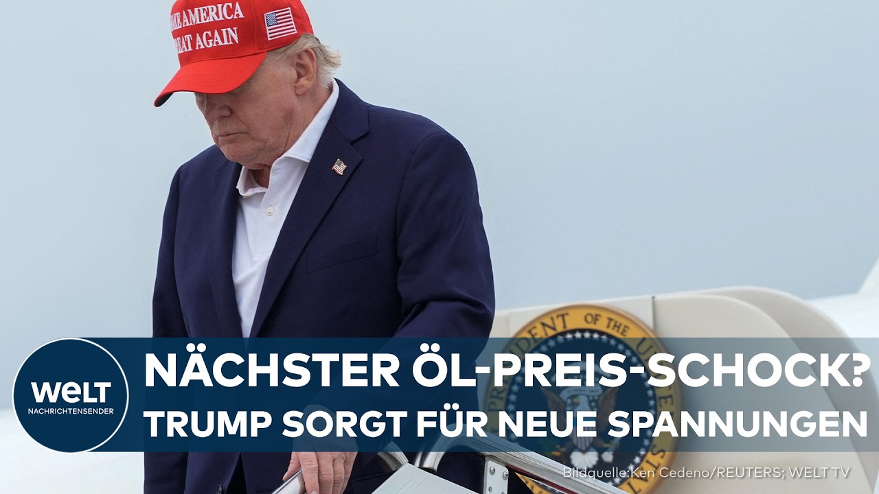 KRIEG IM NAHEN OSTEN: Droht der nächste Ölpreis-Schock? Donald Trump sorgt für Spannungen