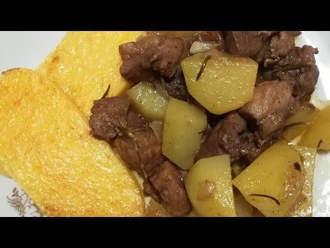 Spezzatino di maiale con patate, goduria ancestrale. Vai nella descrizione e scarica il mio Ebook