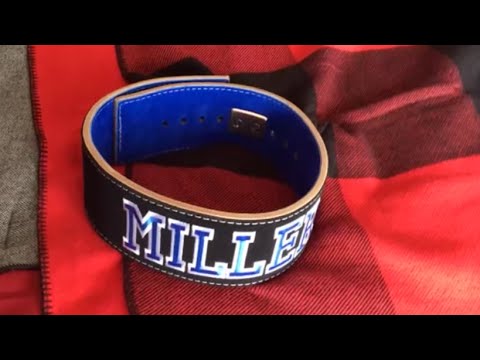 Custom Powerlifting Lever Belt from Pioneer Fitness