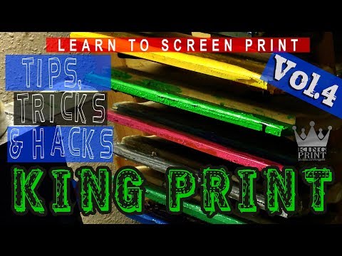 YouTube video about: How to sharpen squeegees for screen printing?