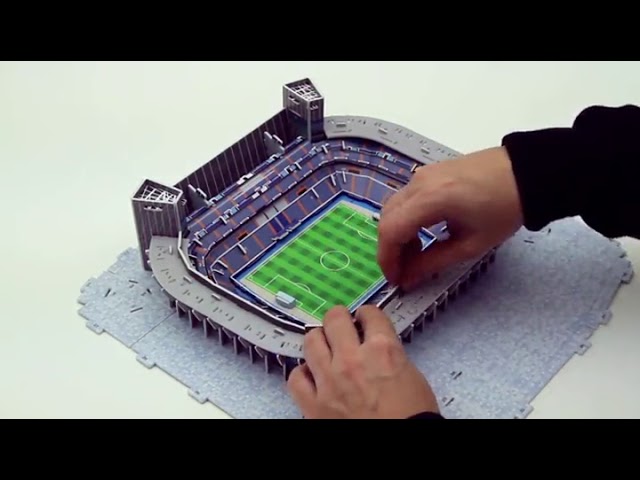 Vídeo relacionado con Lote de 160 puzzles 3D - Estadio de fútbol - Modelo pequeño - Caja de construcción