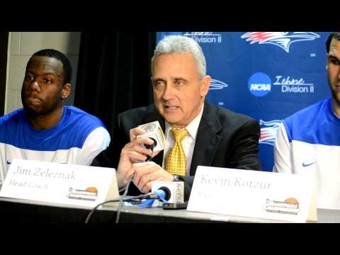 St. Mary's (Texas) MBB post-game (NCAA Division II South Central Region semifinals - March 17, 2013)