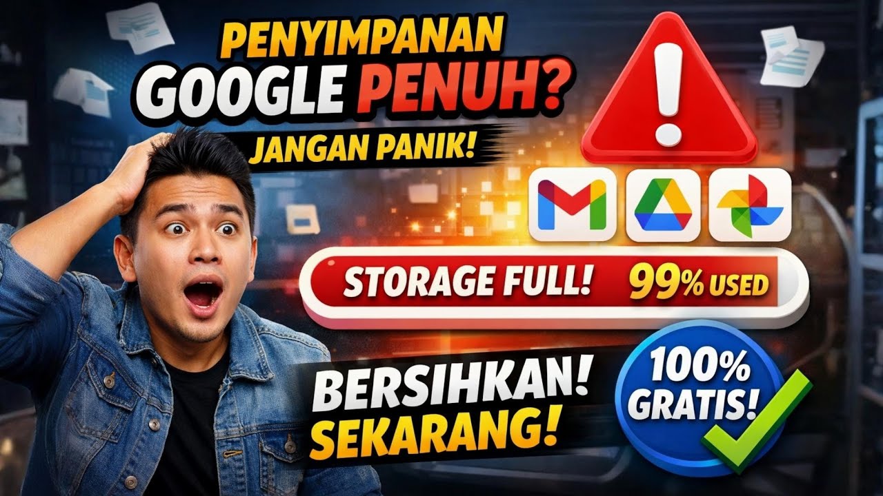 Cara Terbaru Mengosongkan Ruang Penyimpanan Akun Google Yang Penuh (Update 2026)