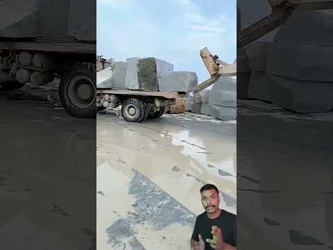 tecnology and Machine: Next-Level Stone Loading Machine in Action #trending #shortsfeed #trending