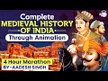 Complete Medieval India History In 4 Hours Through Animation UPSC IAS