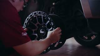 Isuzu D-Max with 16 Inch Lenso Wheels