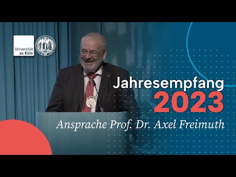 Ansprache Prof. Dr. Axel Freimuth // Jahresempfang des Rektors 2023