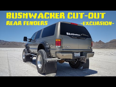Bushwacker: Excursion Cut-Out Fender Flares, Ford Superduty F250 F350 (Rear. Part 2)