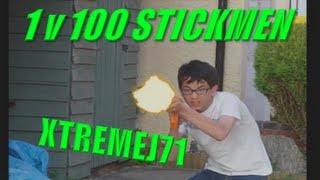 1 v 100 Stickmen