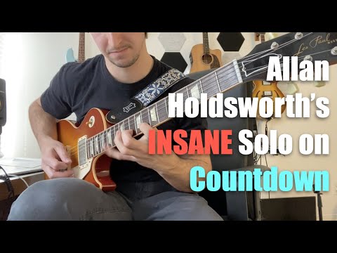 Countdown - Allan Holdsworth Solo Transcription - Eli Koskoff