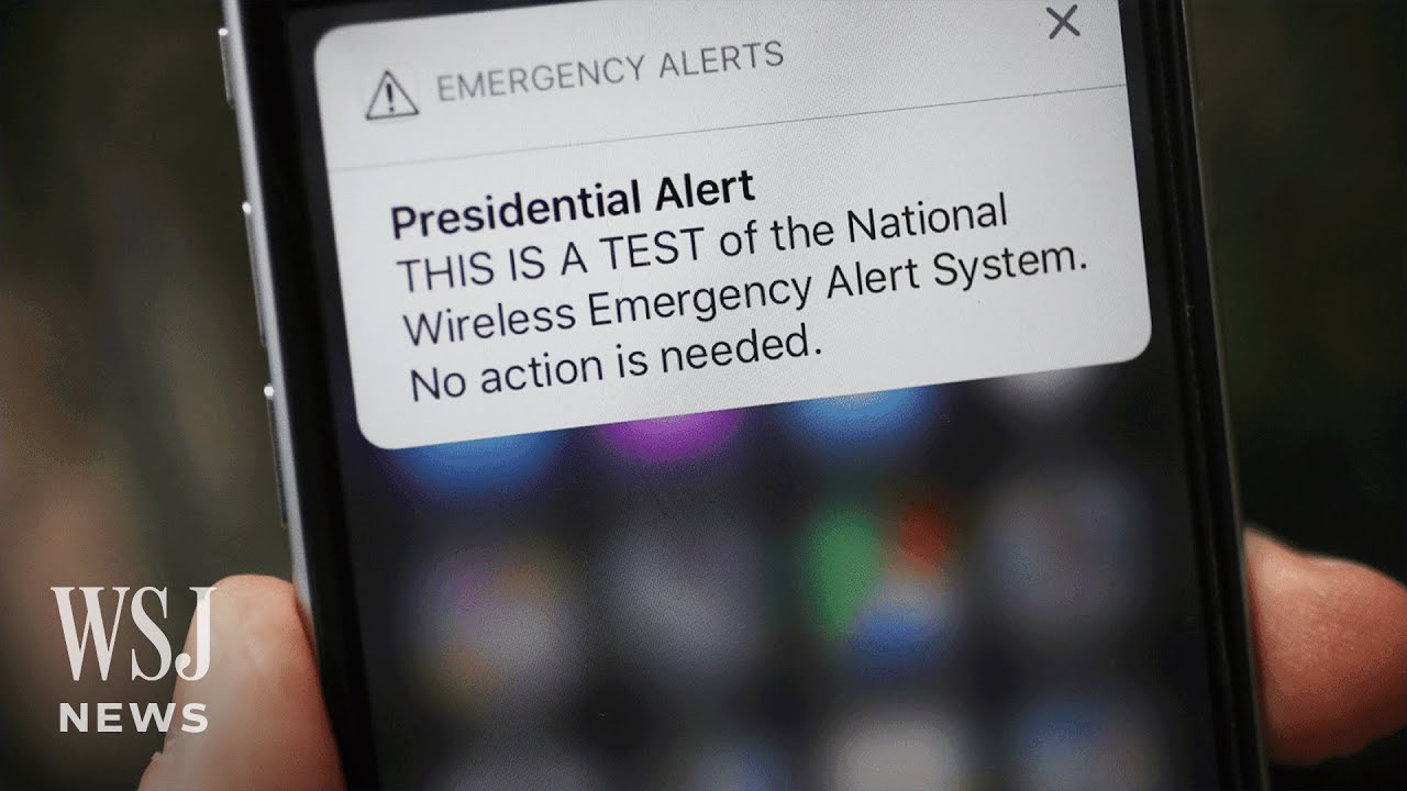 'This Is Only a Test’: What to Expect From FEMA’s Nationwide Alert Today | WSJ News