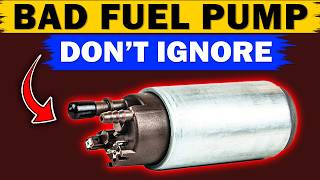 13 Bad Fuel Pump Symptoms (Weak or Faulty Fuel Pump)