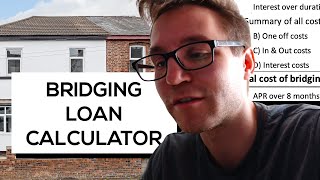 Bridging Finance Loan Calculator Explained UK Property Investment
