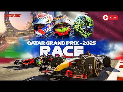 F1 LIVE RACE - QATAR GRAND PRIX  2025 | Timing Commentary F1 2025 Qatar Airways Race gameplayfootage
