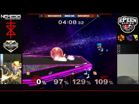 [ePG] Nemesis: Oreo/Ka-Master (Blue) vs Rustin/Shoyo (Red) - Winners Semis - Melee Doubles