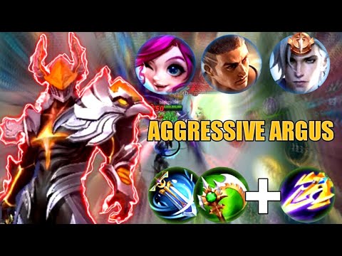AGGRESSIVE ARGUS VS ANNOYING HEROES | TOP GLOBAL ARGUS BEST BUILD 2022 | MLBB
