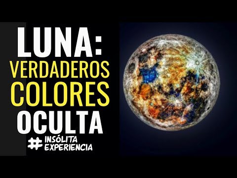 LA LUNA: Verdaderos colores captados desde la Tierra y el espacio. ¡TODA LA VERDAD!