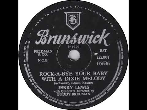 UK New Entry 1957 (19) Jerry Lewis - Rock-A-Bye Your Baby With A Dixie Melody