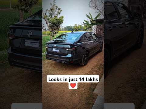 The rear look of VW Virtus Gtline is just... 🔥 #volkswagen #virtus #cars