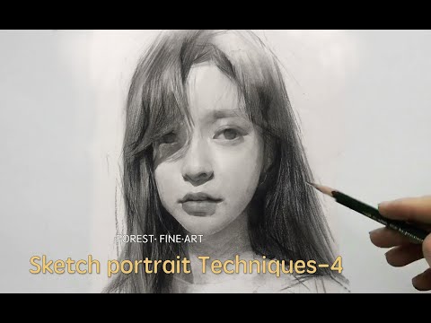 【Sketch Technique】Portrait 04  TIME LAPSE
