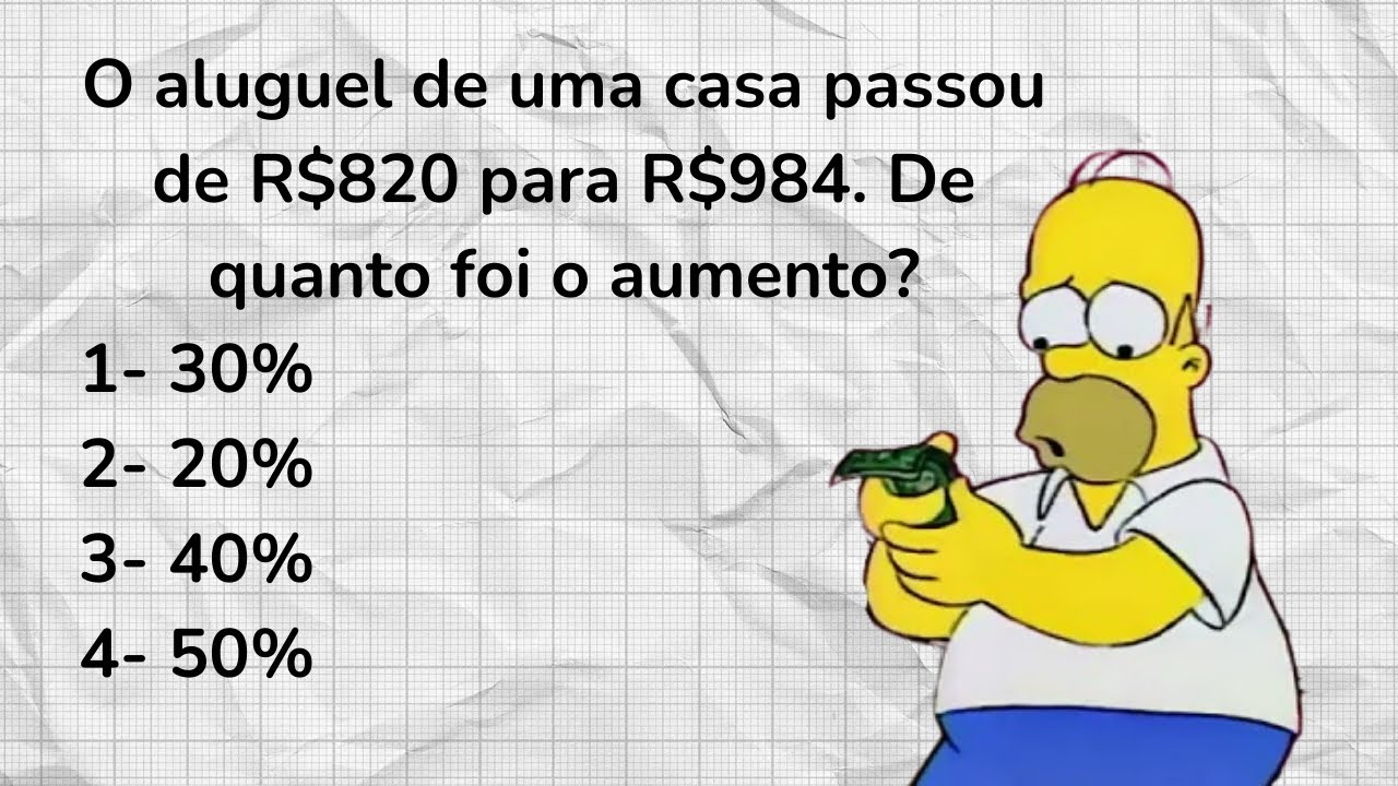 Como calcular porcentagem - Questões com juros e descontos simples