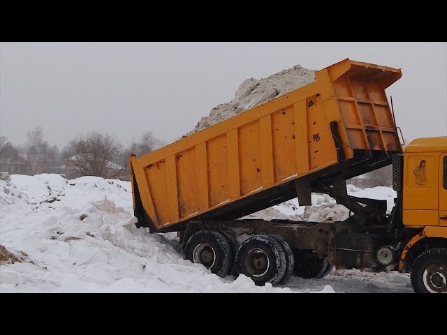 А куда снег везти?
