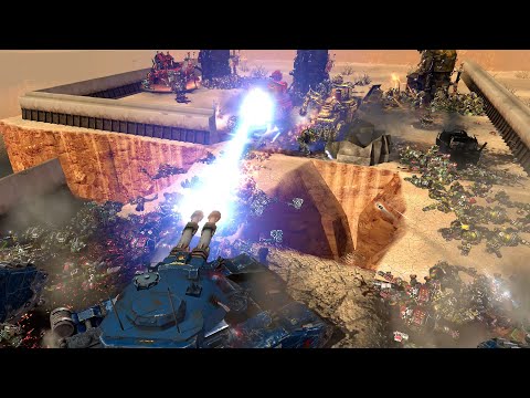 Astartes Mod - Crimson Fists vs Orks - Warhammer 40K Dawn Of War 2 Retribution
