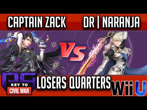 PG Key to Civil War LOSERS QUARTERS - Captain Zack (Bayonetta, Wii Fit) vs DR | Naranja (Corrin)
