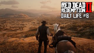 Red Dead Redemption 2 PC Free Roam | Daily Life of John Marston #8 - Into The Wild West