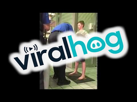 TSA Detains Young Boy for Invasive Pat Down || ViralHog