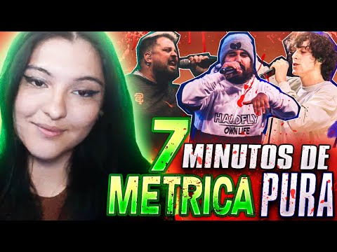 PERUANA reacciona a 7 MINUTOS DE PURA METRICAS🤯PAPO, DROSE, JAZE Y RICTO / ft. RYKER