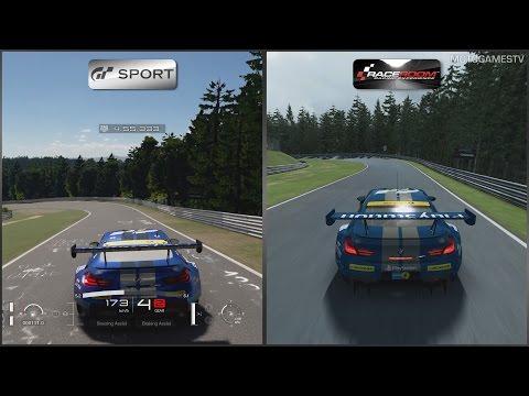 Gran Turismo Sport Beta vs RaceRoom - BMW M6 GT3 at Nordschleife
