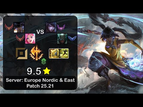 Nilah ADC + Seraphine vs Aphelios + Pyke - EUNE GrandMaster - Patch 25.21
