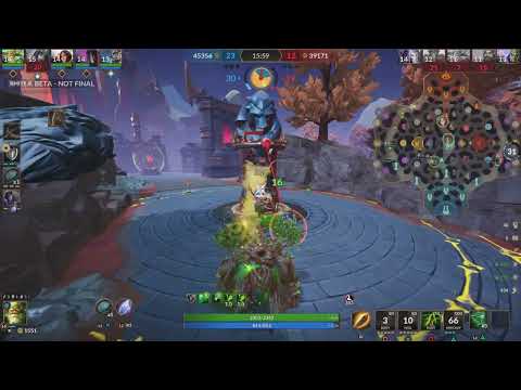 Sylvanus Support attack speed build in Smite 2