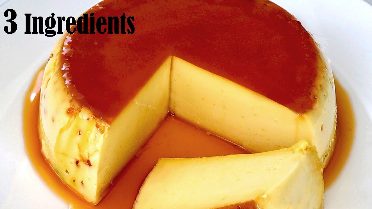 3 Ingredients Caramel Pudding | Dessert Recipe